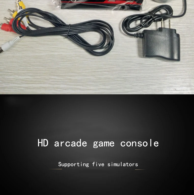 Поддержка HDMI/AV линейного интерфейса двойная ручка видеоигры встроенный 300 игровая карта не повторяющиеся Ретро игры Поддержка для TF консоли