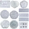 Nail Art Silicone Mold Leaves Flower DIY Craft Jewelry Decoration Accessories 3D Nail Art Mold Transparent DIY Pendant Tools 1