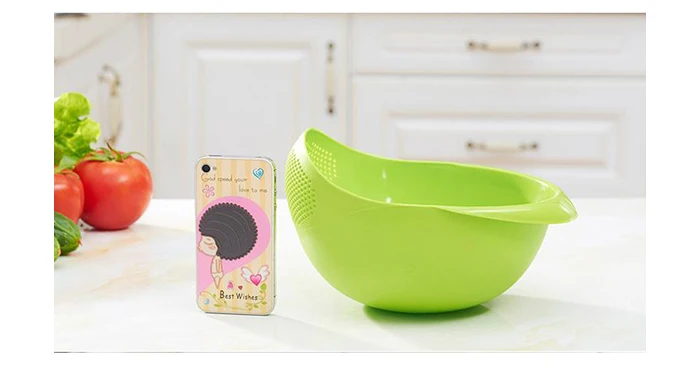 Multi-functional plastic washing rice drainer fruit and vegetable basket washing basket Colanders& Strainers