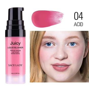 

NEW Liquid Blush Face Rouge Professional Cheek Blusher Long Lasting Makeup Beauty Tool