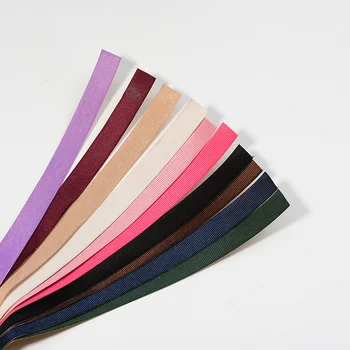 25 metri di strisce di nastro grosgrain adesivo colorato per estremità di fasce per capelli, nastri adesivi a coste per punte di fasce fai da te