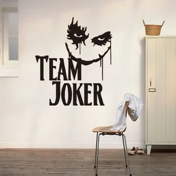 

New Team Joker Wall Sticker for Bedroom Decal Decoration Children Room Wall Sticker for Vinyl Car Sticker Living Room Wallpaper