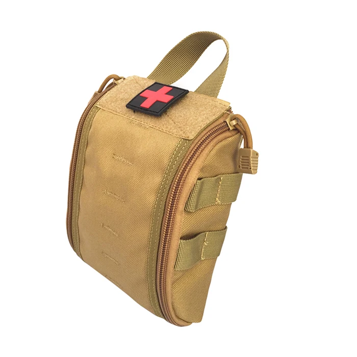 Походный дорожный аптечка тактическая медицинская сумка Многофункциональный рюкзак для скалолазания экстренная ситуация набор для выживания - Цвет: Brown