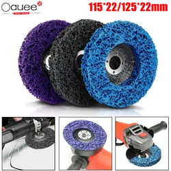 Disque à bande en Poly, 115mm/125mm, roue Abrasive pour peinture, antirouille, pour voiture et moto, meules propres, meuleuse d'angle Durable 