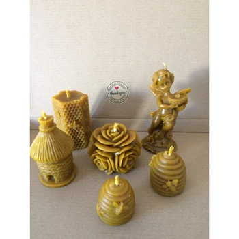 

6 uni Velas natural 100% Bee wax VELAS