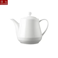 Super White Porcelain Tea Pot, Hotel, Restaurant, Household Ceramic, Phoenix Tail Design, Dinner Party, Coffee Pot, 800ml 5