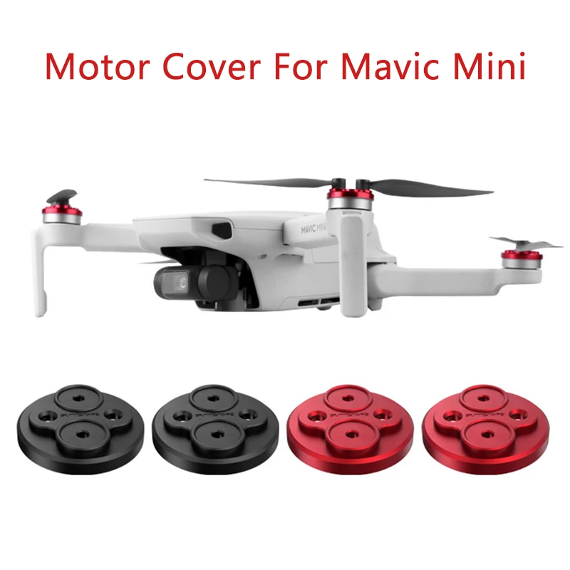 Upgrade 4Pcs Alluminio Dji Mavic Mini Motor Cover Cap Drone Antipolvere Impermeabile Protector Motor Caps Accessorio Protettivo