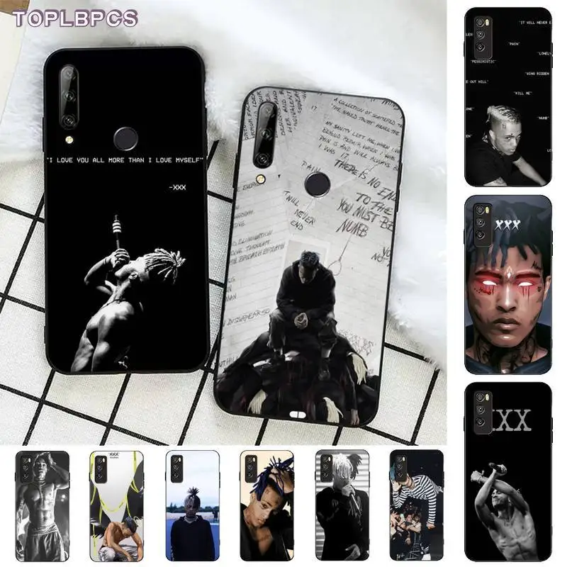 Мягкий чехол для телефона TOPLBPCS Rap Singer Xxxtentacion Huawei Honor 8x9 10 20 V 30 pro lite view 7A 9lite PLAY