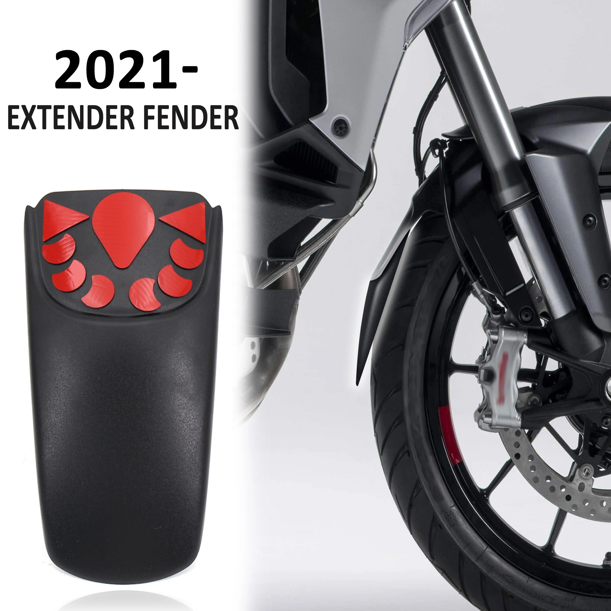 Estensione estensione parafango parafango anteriore moto per Ducati MultistradaV4 Multistrada V4 2021 2022 2023 - immagine 2