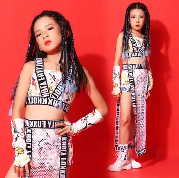 

2019 Korean style girls 2 pcs set vest+ skirt fashion summer girls suit 5-10t C405