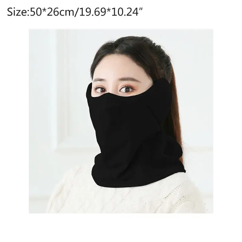 Unisex Winter Cold Masks Warm Scarf Children Windproof Ear Protection Mask Neck Scarf