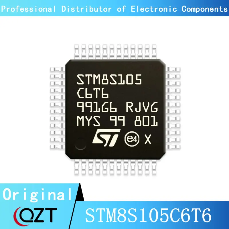 10pcs/lot STM8S105 STM8S105C6 STM8S105C6T6 LQFP48 Microcontroller chip New spot 10pcs lot stm32f071 stm32f071c8 stm32f071c8t6 lqfp48 microcontroller chip new spot