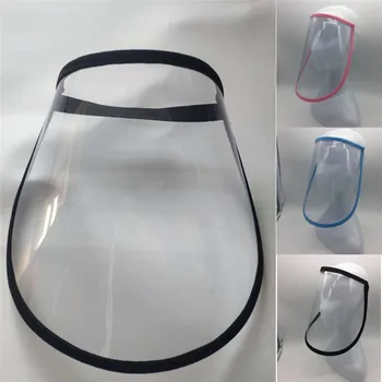 

Anti Virus Full Face Mask Clear Safety Face Shield Dust-proof Shield Clear Flip Up Visor Spray Oil Protection Guard Mask Shield