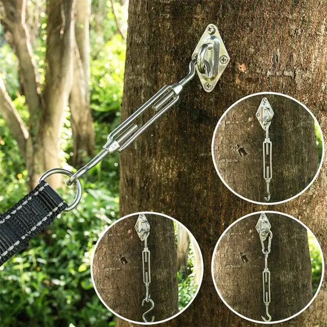 6In Árnyékos Vitorlás Hardverkészlet Nagy Teherbírású 304 Rozsdamentes Acél Rögzítő Kiegészítők A Teraszos Gyepben És Kertben - Image 6