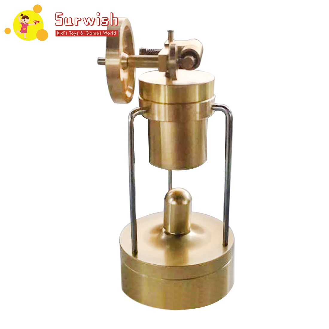 

Mini Pure Copper Single Cylinder Steam Engine Model Toy Creative Gift Set
