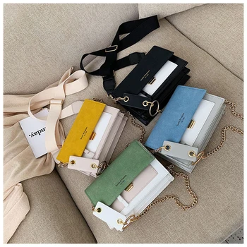 

Small Bags 2019 New Korean Simple Fashion Messenger Bag Wild Chain Shoulder Bag