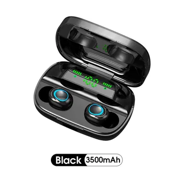 

S11 Wireless Earphone With Power Display Sport In-ear Headset Stereo Handsfree Noise Cancelling Earphones Charging Box