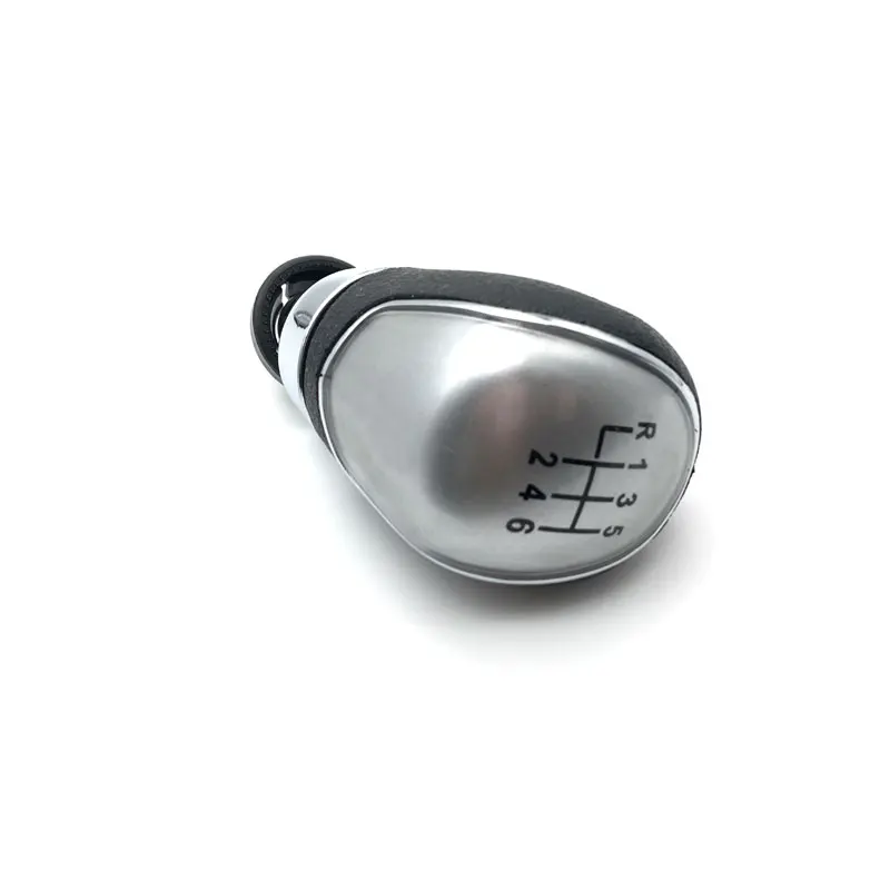 Ручка переключения передач для FORD FOCUS MK2 FL MK3 MK4 MK7 TRANSIT GALAXY FIESTA - Название цвета: silver 6speed knob