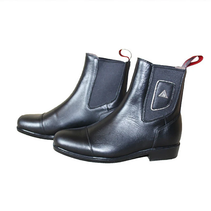 Кожаные ботинки для верховой езды; водонепроницаемые ботинки для верховой езды; черные ботинки для верховой езды; Высококачественная классическая мужская обувь для верховой езды