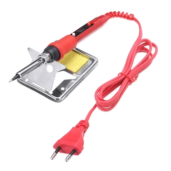 

220V LCD Digital Display Electric Soldering Iron Kit 80W Adjustable Temperature With Solder Tip Eu Plug Welding Soldering Tool