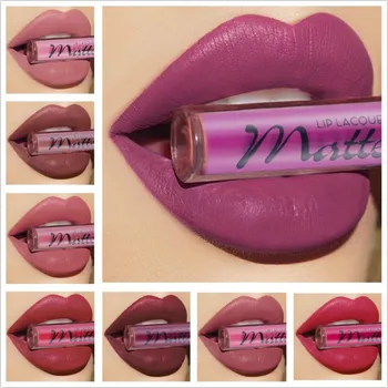 

Hot Sale 9 Color Liquid Lipstick Matte Velvet Long Lasting Makeup Lips Red Matt Nude Gloss Cosmetics Waterproof Matte Lipsticks