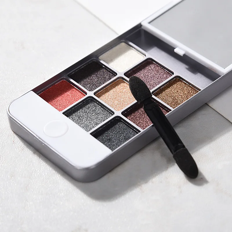 

9 Color Eye Shadow Matte Long-lasting Natural Brighten Makeup Palette Shimmer Eyeshadow Colorful Pressed Glitter