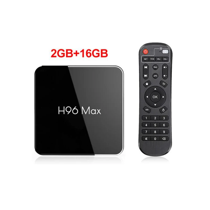 2GB 16GB H96 MAX X2 Smart tv Box Android 9,0 4 ГБ 32 ГБ 64 Гб медиаплеер 4K Netflix Youtube Hulu Dual Wifi Bluetooth телеприставка 2GB16GB - Цвет: 2GB 16GB