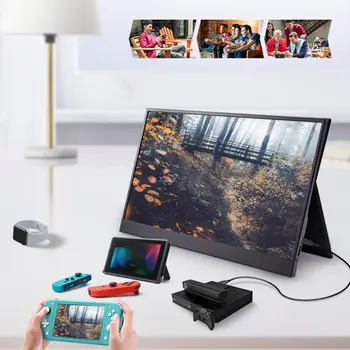 

13.3 Inch Hdr Portable Display Ips Screen Supports Ps4Pro Switch Computer Expansion For Work And Game