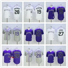 Мужская футболка Colorado Nolan Arenado Charlie Blackmon Trevor Story FLEX& Cool Base