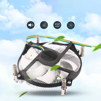 

Hot sale CPU Cooling Fan 4Pin PWM PC Case Cooler Heatsink for Intel LGA 115X (I3\I5) Computer accessories Tablet Pc планшет