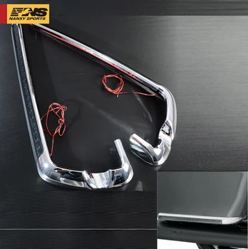 

Chrome Saddlebag LED Side Marker Light black Cover for Harley Touring 2014-2017