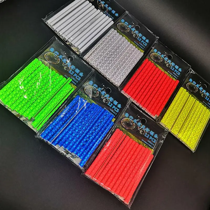 84PCS Security Tape Reflective Practical Easy to Use Creative Reflective Warning Strip Tube for Decor Wheel Use