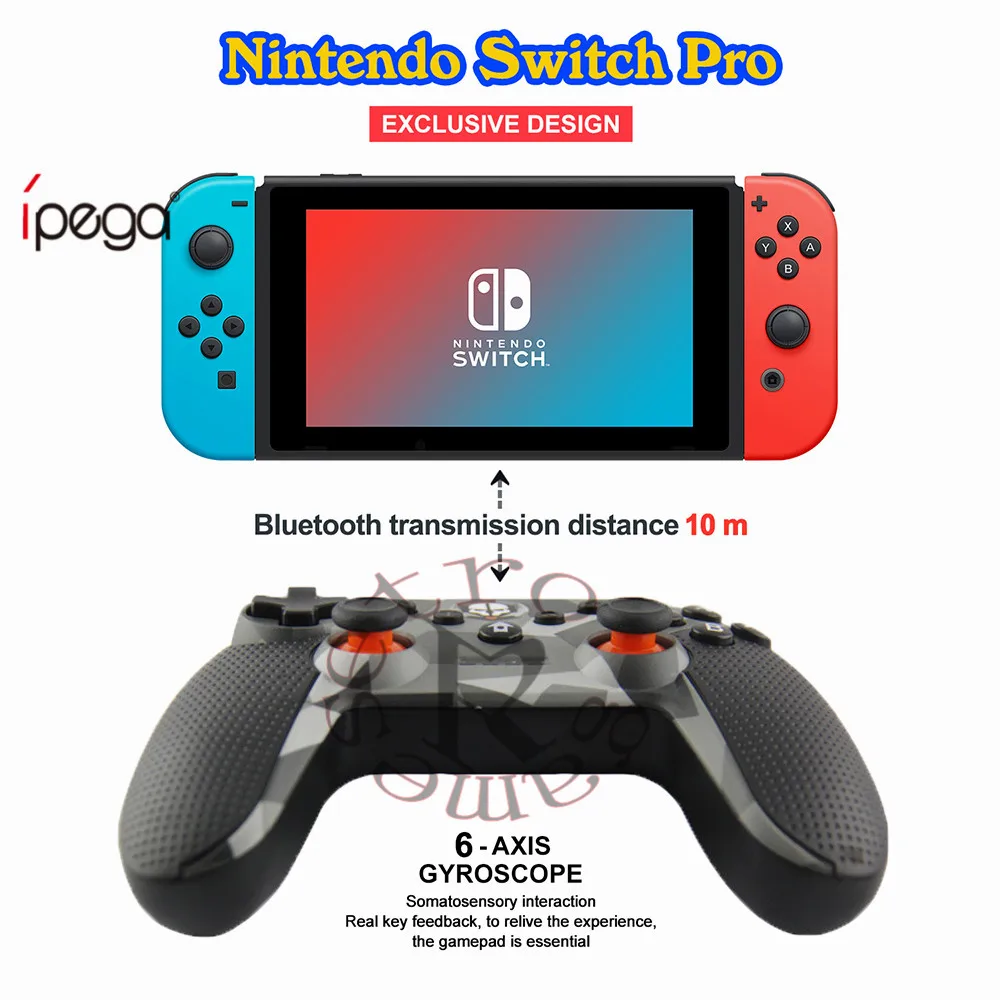 Беспроводной Bluetooth NS игровой контроллер Джойстик для nintendo SWITCH Профессиональный джойстик для ПК для Android