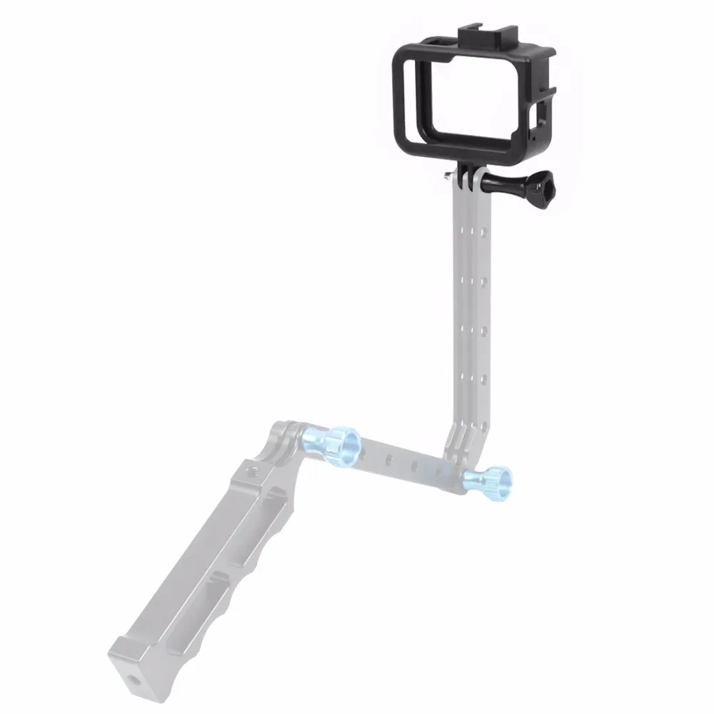 BGNing алюминиевая защитная рамка, рамка для камеры для GoPro Hero 8, черный металлический корпус, чехол с креплением для холодного башмака