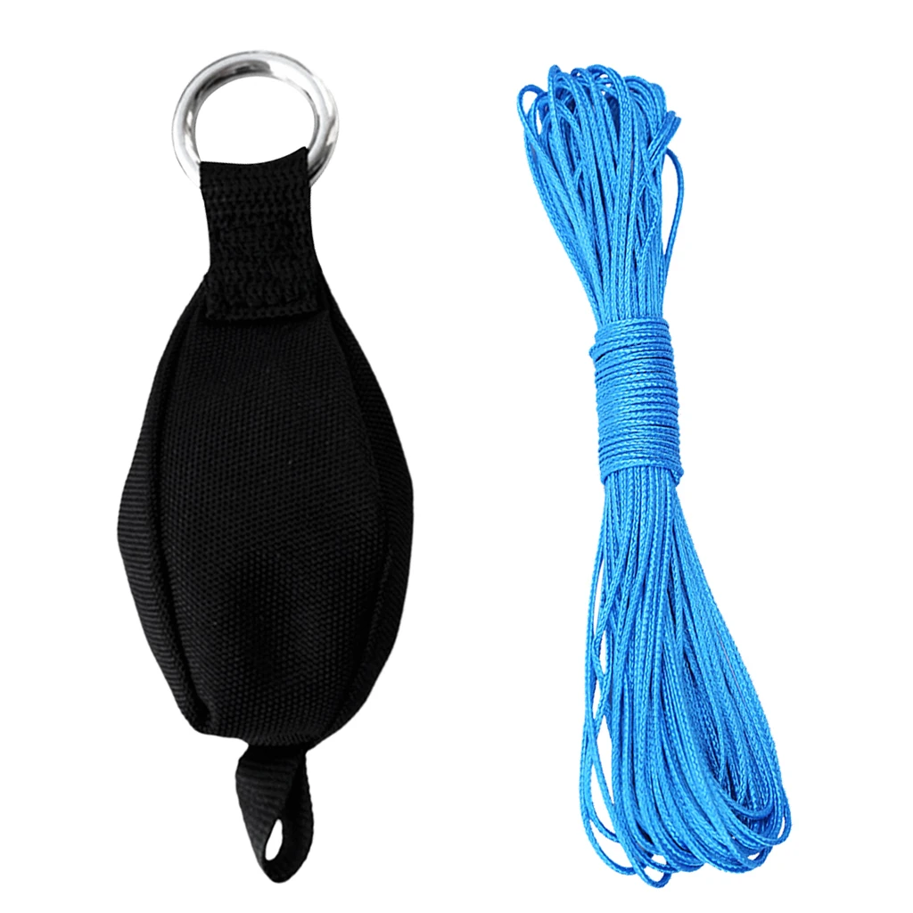 250g/8.8oz Outdoor Rock Climbing Tree Arborist Throw Bag and Line 6