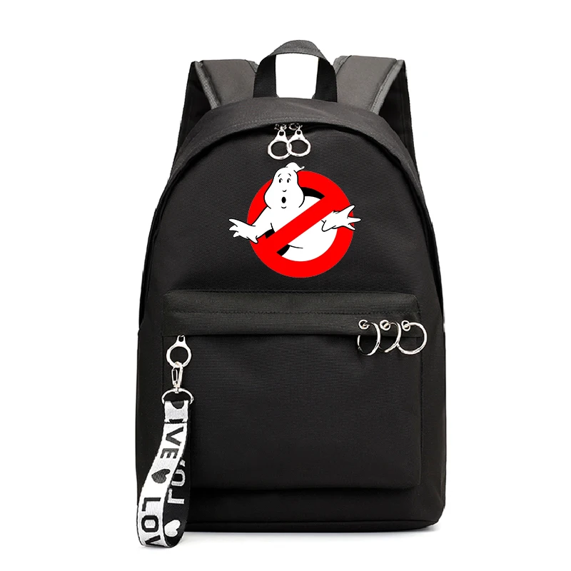 Ghostbuster рюкзаки для девочек Школьный рюкзак для студентов Bookbag сумки на плечо женские дорожные сумки для ноутбука Розовый Черный Mochilas