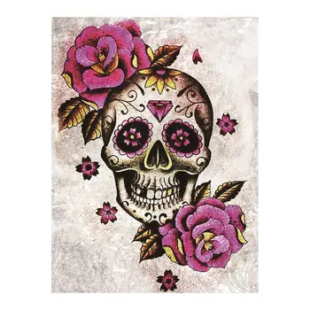 

Halloween Diamond Painting Skull purple rose Round Full Drill Nouveaute DIY Mosaic Embroidery 5D Cross Stitch home decor gifts