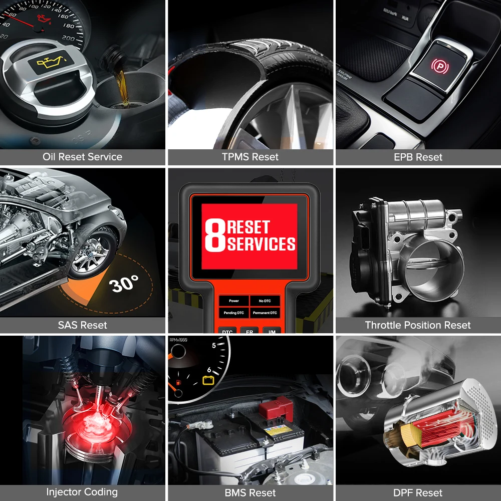 ThinkCar obd считыватель кодов ThinkScan ECU Диагностика EPB SAS DPF масло SRS сброс услуги