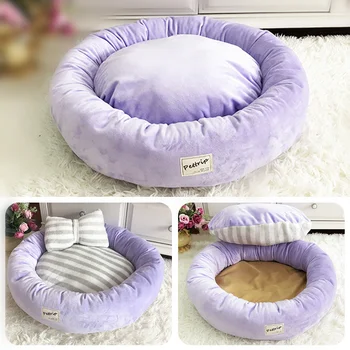 

New Plus Velvet Kennel Four Seasons Pet Nest Origin Supply Cat Litter Puppies Universal Kennel Cat Litter Pet Supplies CW07