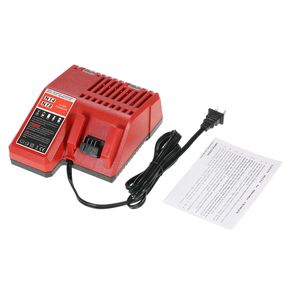 

Hot New 18V Power Tool Lithium Battery Charger Replacement for Milwaukee M18