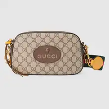 Роскошная женская сумка-мессенджер Gucci GG Supreme, модная маленькая сумка через плечо, женская сумка через плечо 476466 K9GVT 8856