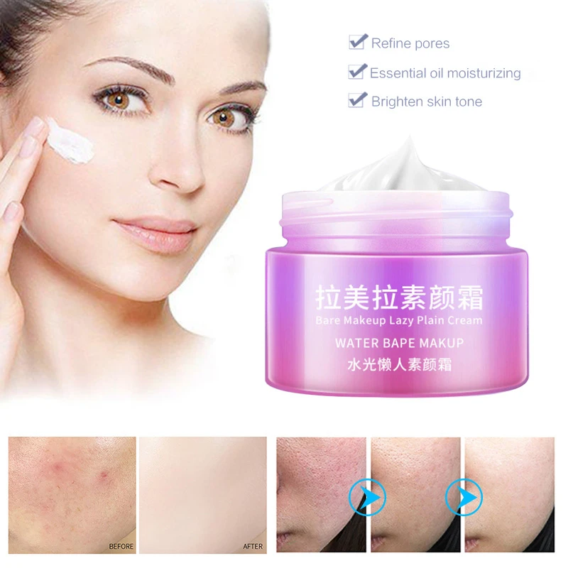 

Lameila Natural Brightening Complexion Face Cream Acne Concealer Moisturizing Nourishing BB Cream Whitening Face Makeup TSLM2