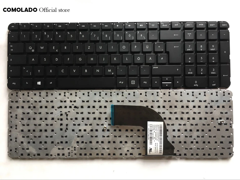GR немецкая клавиатура для HP Pavilion DV7-7000 DV7-7100 dv7t-7000 DV7 7000 черная Раскладка |