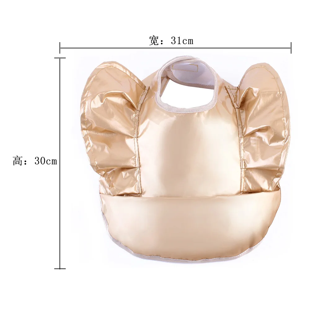 Новинка, для новорожденных, Bebe, хит, для мальчиков и девочек, Одноцветный, принцесса, милый, силиконовый, водонепроницаемый нагрудник, моющийся, свернутый, для кормления, для еды