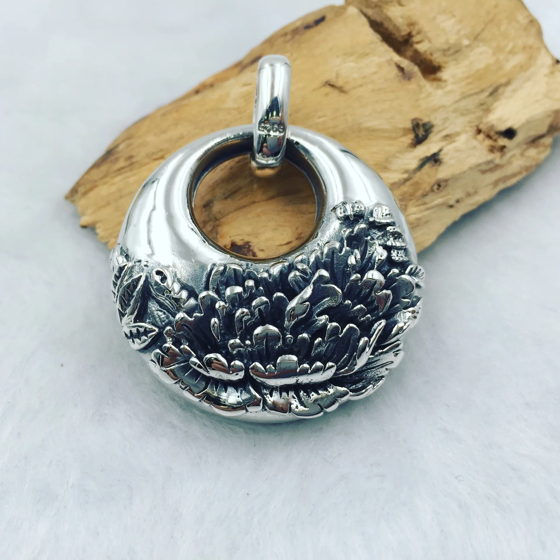 S925 Серебряный кулон женский свитер цепь