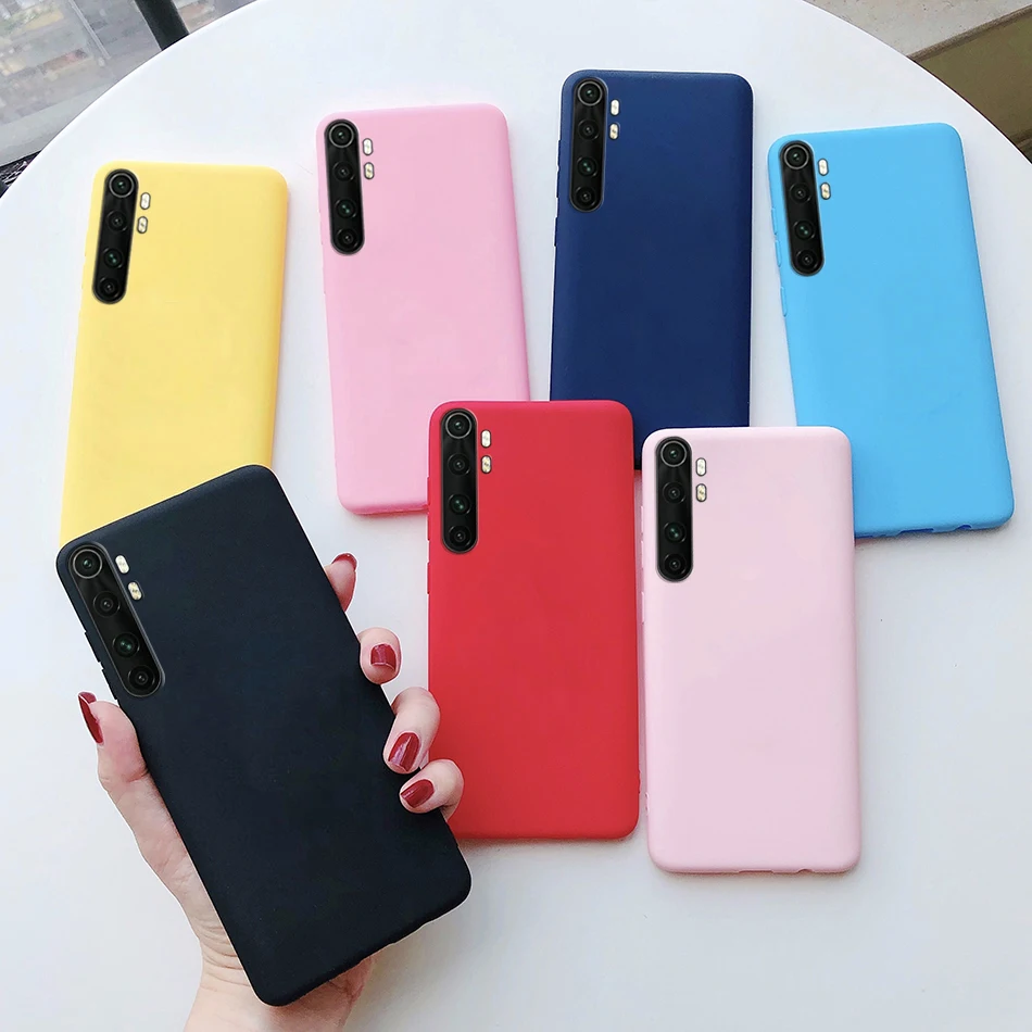 Чехол для Xiaomi Mi Note 10 Lite Note10 Pro Силиконовый ТПУ Мягкий защитный чехол телефона