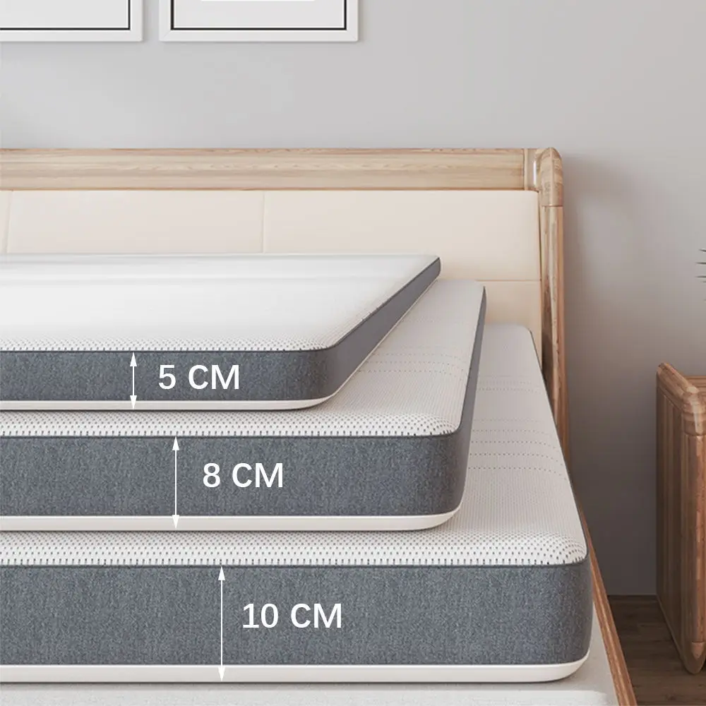 Coprimaterasso Premium In Memory Foam Con Cerniera Coprimaterasso In Bambù Morbido Letto In Schiuma Di Gel King Queen Twin Materasso Full Size Aiuta A