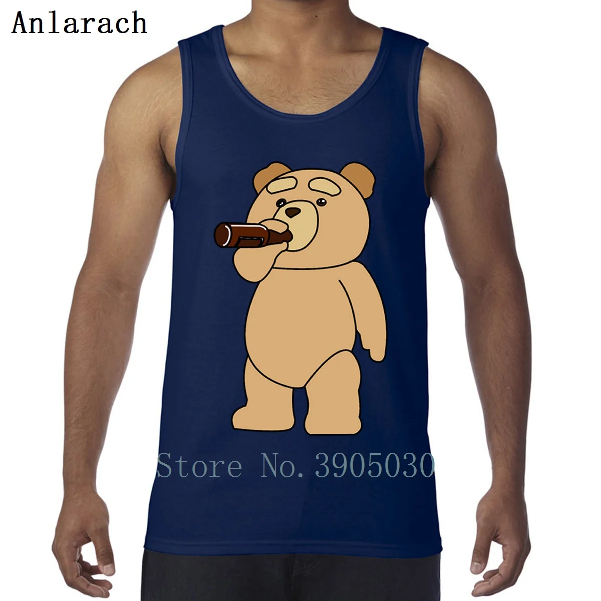 Drinking Ted жилетки Новое поступление Летняя графическая мужская майка для отдыха Creature европейский размер XS-2xl Базовая однотонная спортивная одежда