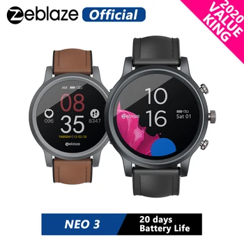 

2020 New Zeblaze NEO 3 Stylish Smart Watch IP67 Water & Dust Proof Smartwatch 20 days Battery Life Health & Fitness Tracker