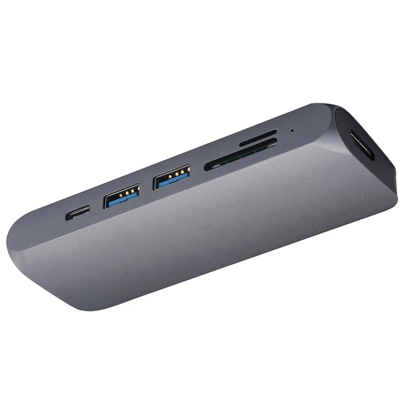 ABHU-Usb-C к Hdmi 6-в-1 конвертер может вместить type-C к Usb3.0 Sd Tf карта концентратор зарядки расширитель адаптер